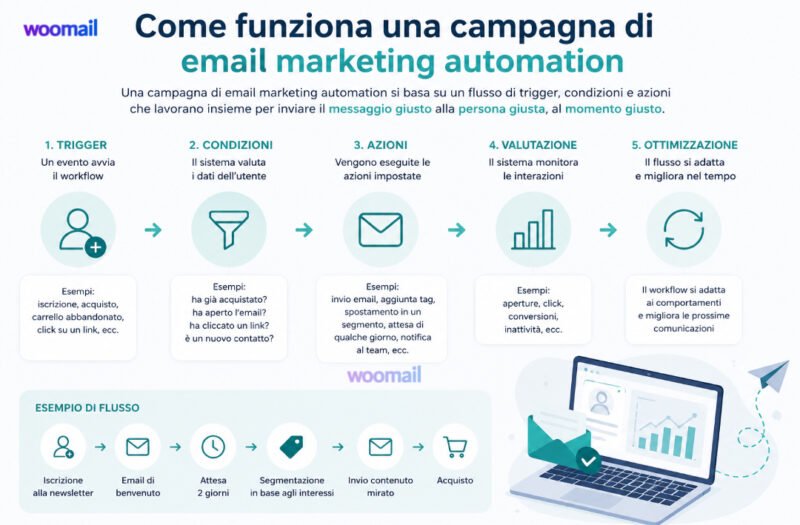 Come funziona una campagna di email marketing automation